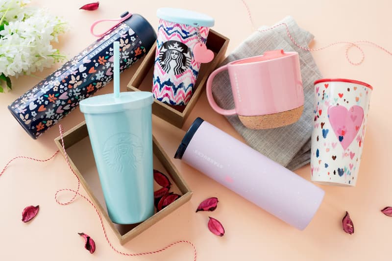 香港 Starbucks 推出全新情人節杯款系列