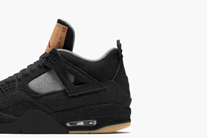 Levi's x Air Jordan 4「Black Denim」配色或将于 6 月登场