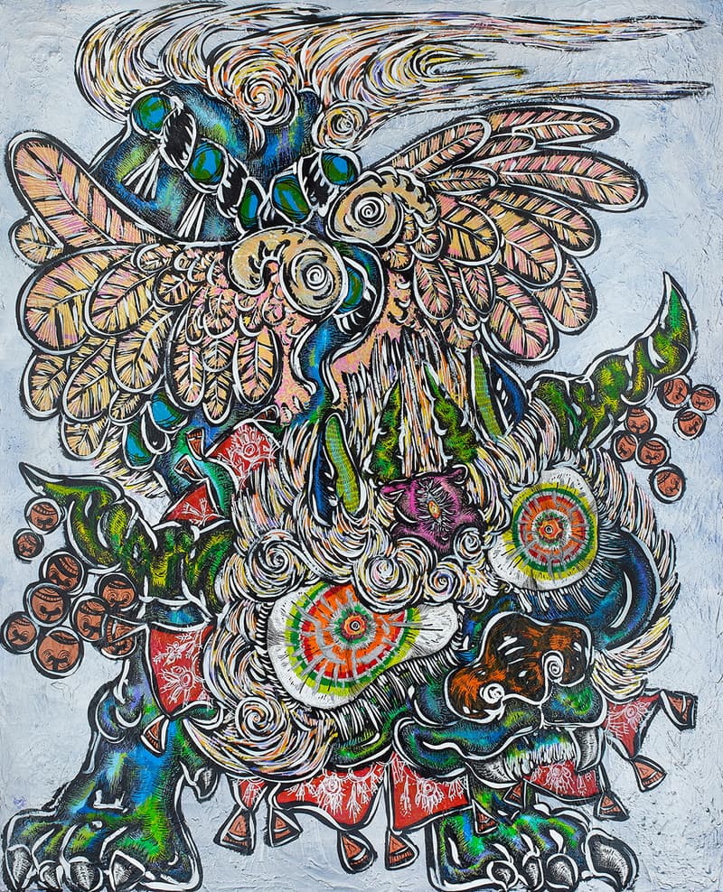 繪獸繪靈 - 日本藝術家小松美羽將再進行公開創作表演