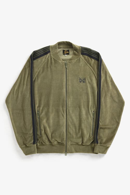 Needles 2018 春夏天鹅绒运动套装