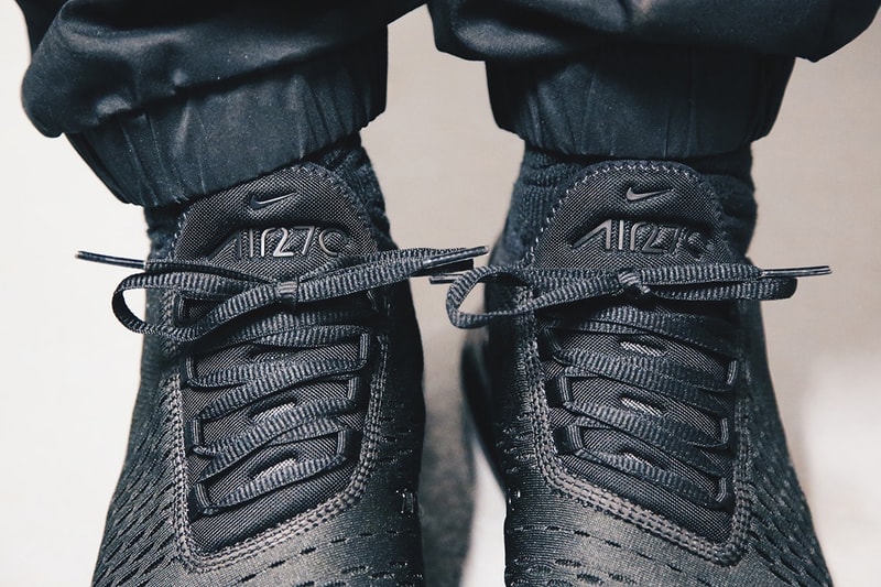 Nike 全新跑鞋 Air Max 270「Triple Black」上腳預覽