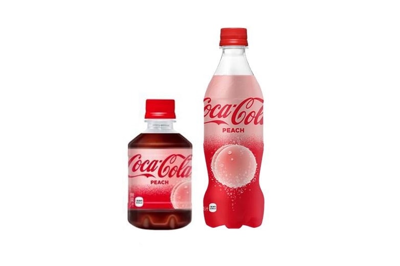 Coca-Cola 于日本推出「世界初」桃味可樂