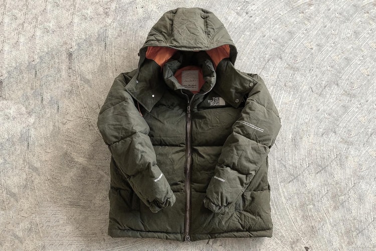 READYMADE 以古軍布重塑 The North Face 經典羽絨外套