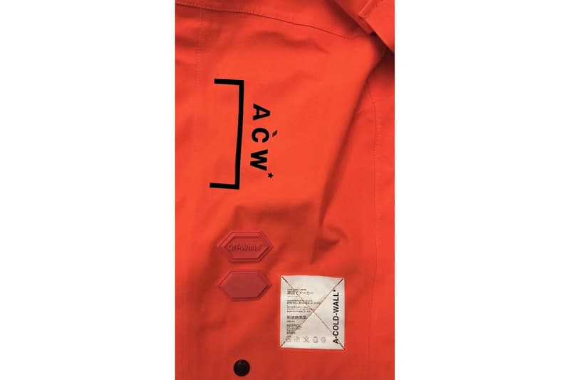 A-COLD-WALL* x Off-White™ 聯名企劃曝光