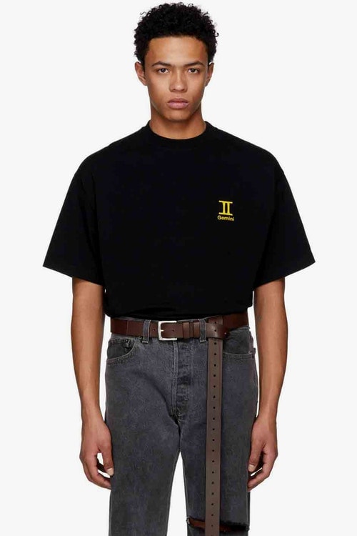 Vetements 推出男装版星座印花 T-Shirt 系列