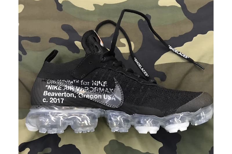Virgil Abloh x Nike Air VaporMax 2018 黑色版本最新圖輯一覽ㄋ