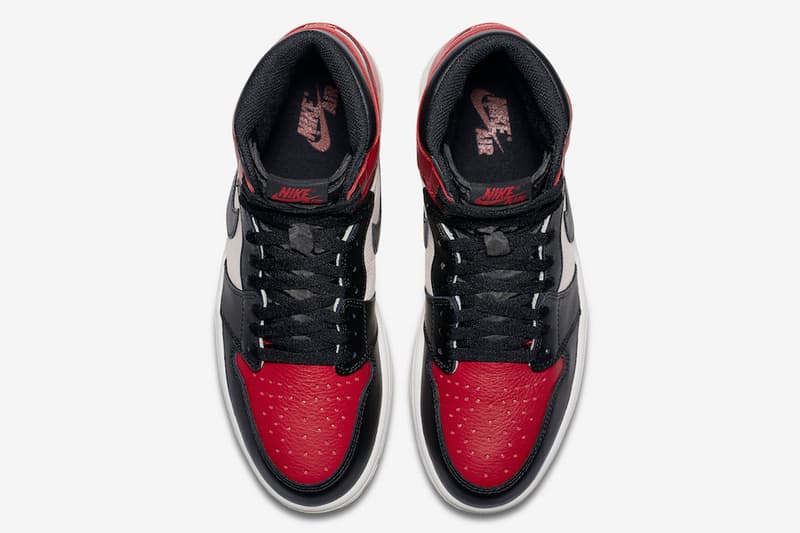Air Jordan 1 全新「Bred Toe」配色官方圖片釋出