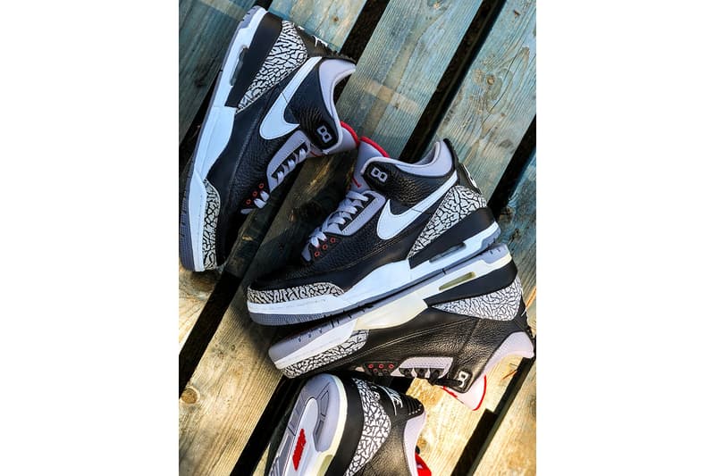 BespokeIND 為 Air Jordan 3「Tinker」打造「Black Cement」定製版本