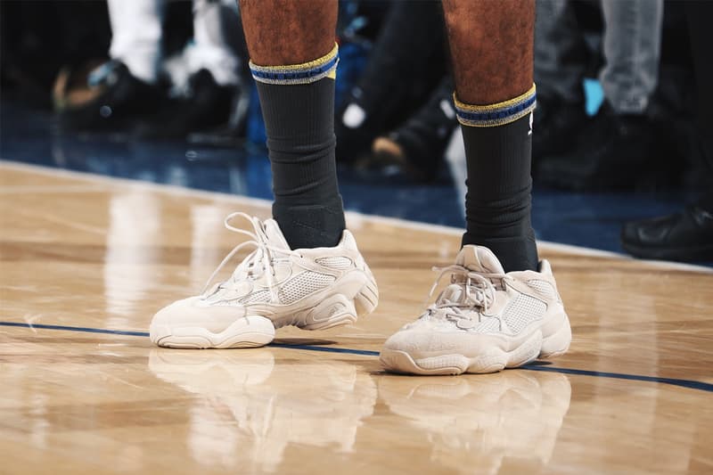 Nick Young 穿着 YEEZY 500 登上 NBA 赛场