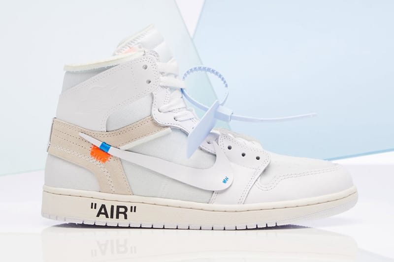 白色版 Virgil Abloh x Air Jordan 1 官方發售店鋪完整公開