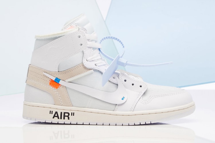 白色版 Virgil Abloh x Air Jordan 1 官方發售店鋪完整公開