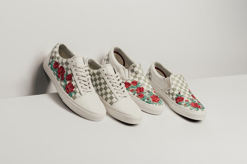 Vans 2018 春夏全新「Rose Embroidery」系列