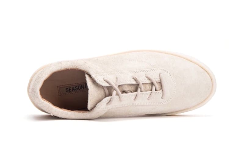 YEEZY Season 6 全新鞋款 Chalk Thick Snaggy Suede Crepe Sneaker 曝光
