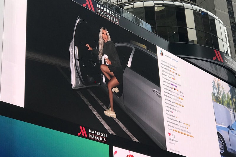YEEZY Season 6 宣传大片无预警登上紐約時代廣場