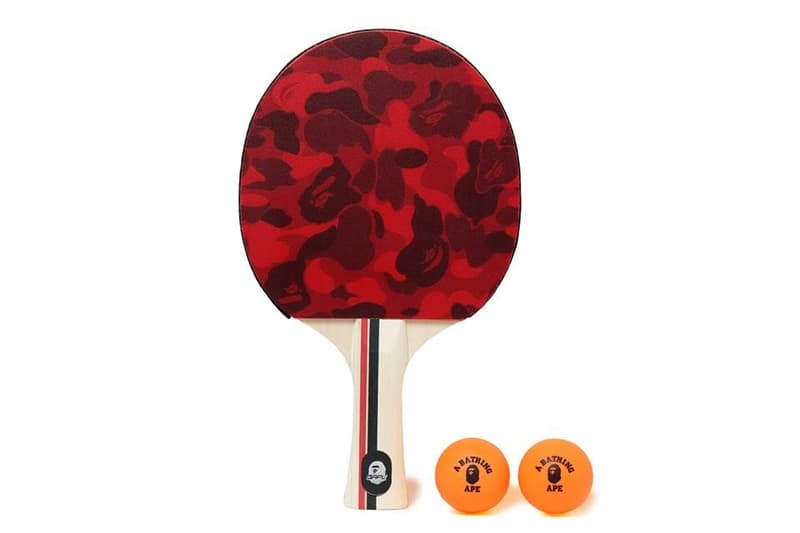 A BATHING APE® 全新 ABC Camo 乒乓球套裝
