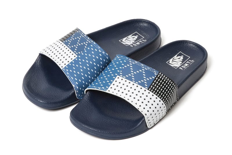 FDMTL x Vans 聯名拼布圖案拖鞋系列