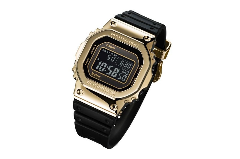 Kolor x G-Shock GMW-B5000 黑金联名腕表