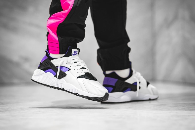 Nike Air Huarache 復刻元年經典「Purple Punch」配色