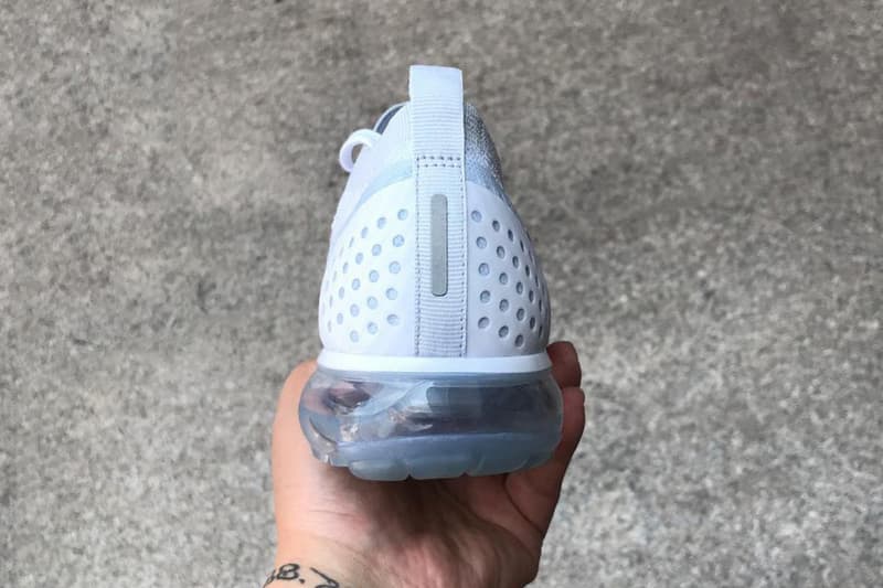 Nike Air VaporMax Flyknit 2.0 全白配色最新諜照釋出