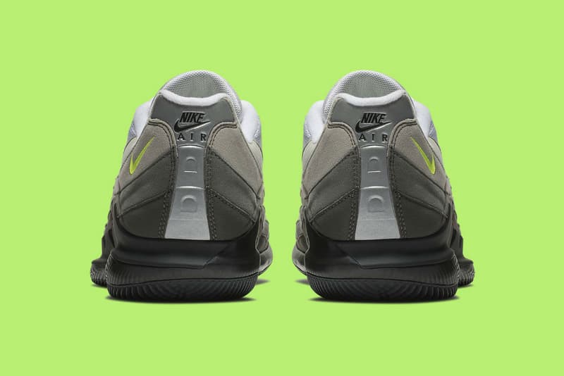 Roger Federer 新款鞋作 NikeCourt Vapor RF X Air Max 95「Neon」配色登場