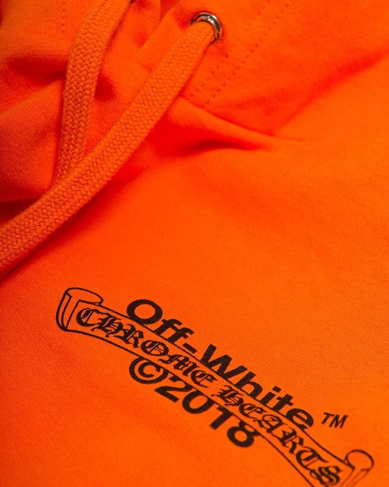 Off-White™ x Chrome Hearts 2018 全新聯名連帽衫