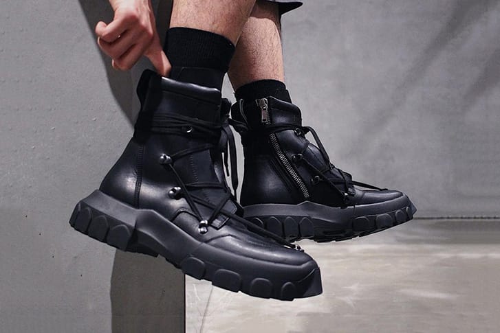 Rick Owens 全新 Lace-Up Hiking Boots 更多諜照釋出