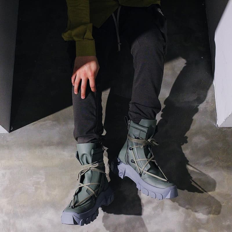 Rick Owens 全新 Lace-Up Hiking Boots 更多諜照釋出