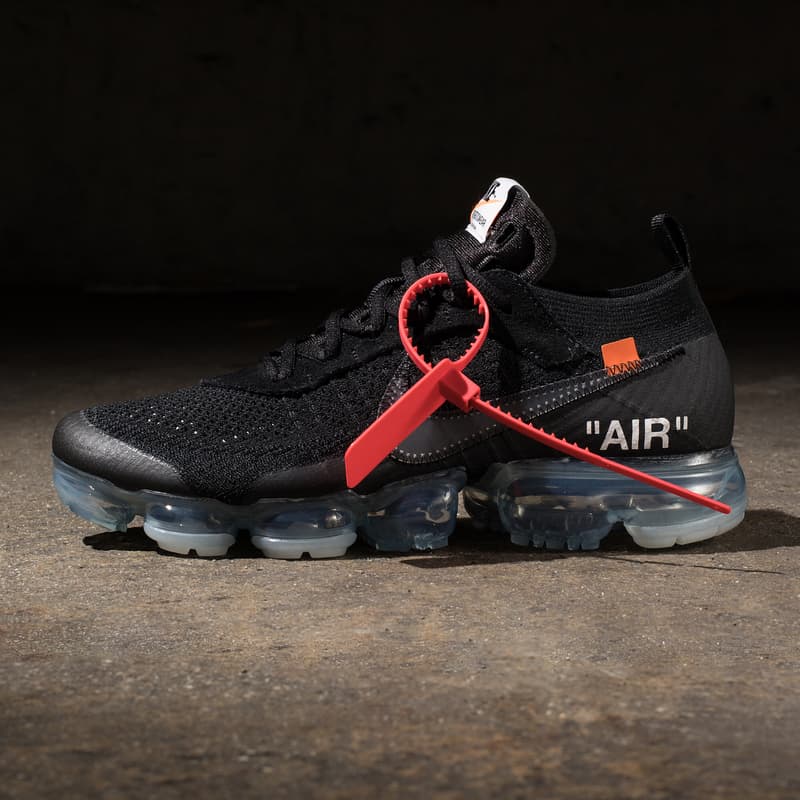 2018 黑色版 Virgil Abloh x Nike Air VaporMax「The Ten」正式開放抽籤登記