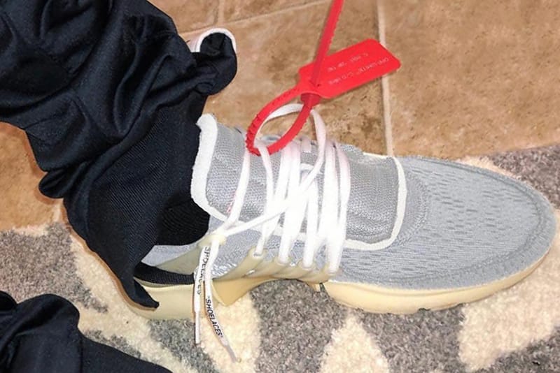 疑似 2018 新版 Virgil Abloh x Nike Air Presto 諜照曝光