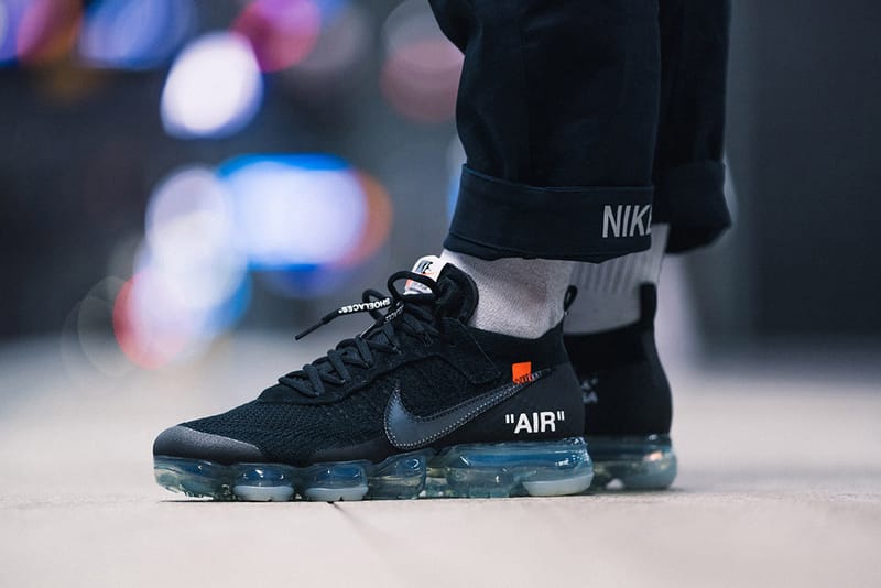 Off-White™ x Nike Air VaporMax 全新黑色版本上腳預覽