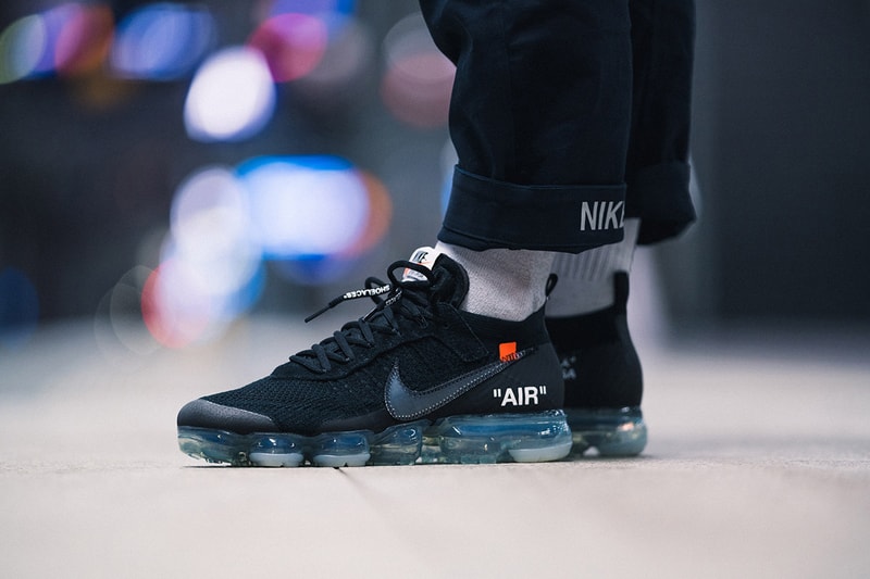 Off-White™ x Nike Air VaporMax 全新黑色版本上腳預覽