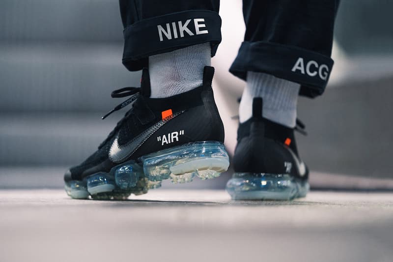 Off-White™ x Nike Air VaporMax 全新黑色版本上腳預覽
