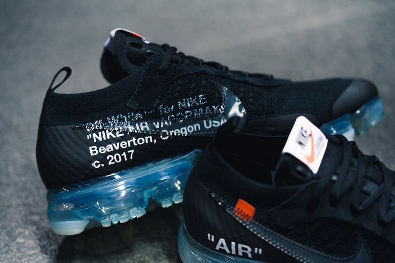 Off-White™ x Nike Air VaporMax 全新黑色版本上腳預覽
