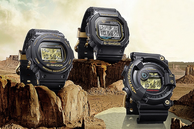 G-SHOCK 三十五周年別注黑金系列登場