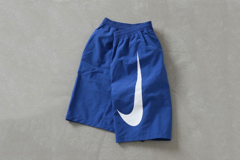 Nike x EDIFICE「Swoosh Logo」联名沙滩裤