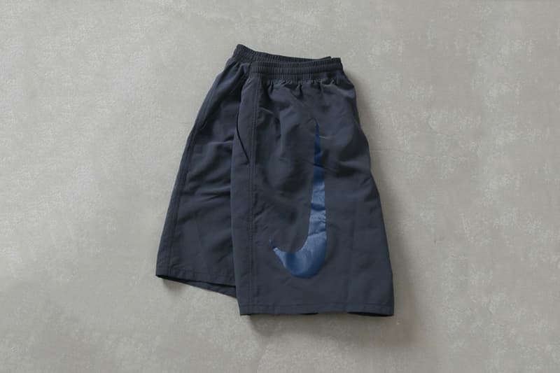 Nike x EDIFICE「Swoosh Logo」联名沙滩裤