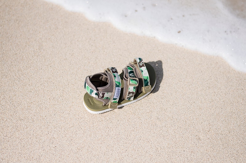 A BATHING APE® x SUICOKE 聯名涼鞋系列