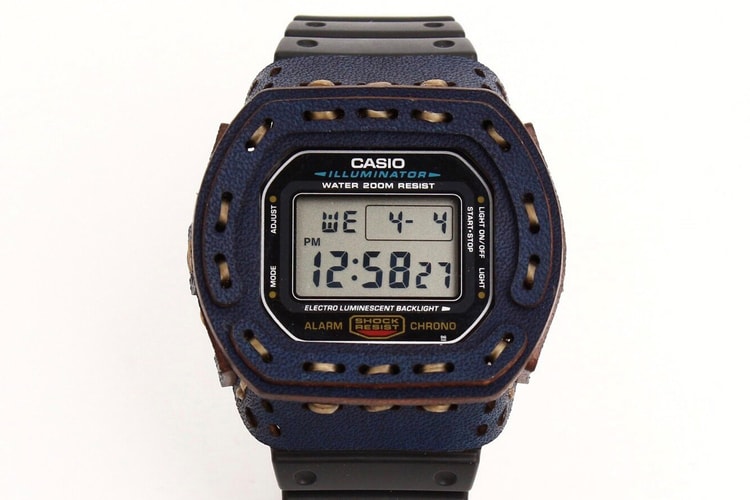 日本品牌 armadillo 藍染皮革手造腕錶保護套