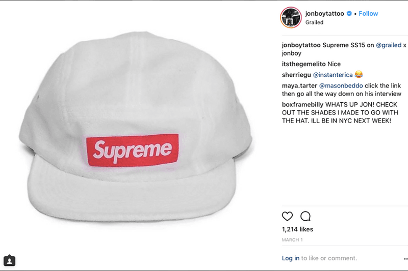 HYPEBEAST 专访 JonBoy: 在 Justin Bieber 脸上纹身的他竟是 Supreme Reseller？