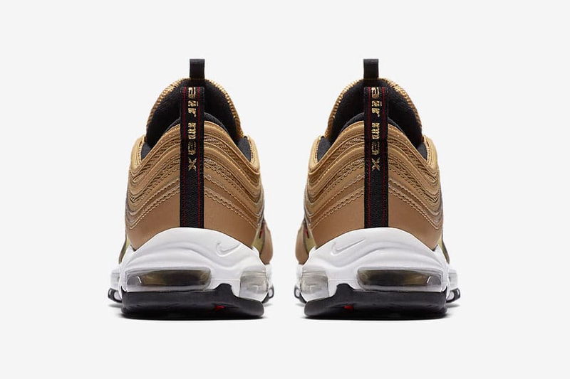 Nike Air Max 97「Metallic Gold」復刻版本將於下個月再度上架
