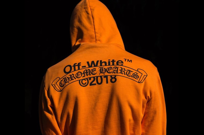 Off-White™ x Chrome Hearts 聯名連帽衫正式登陸亞洲