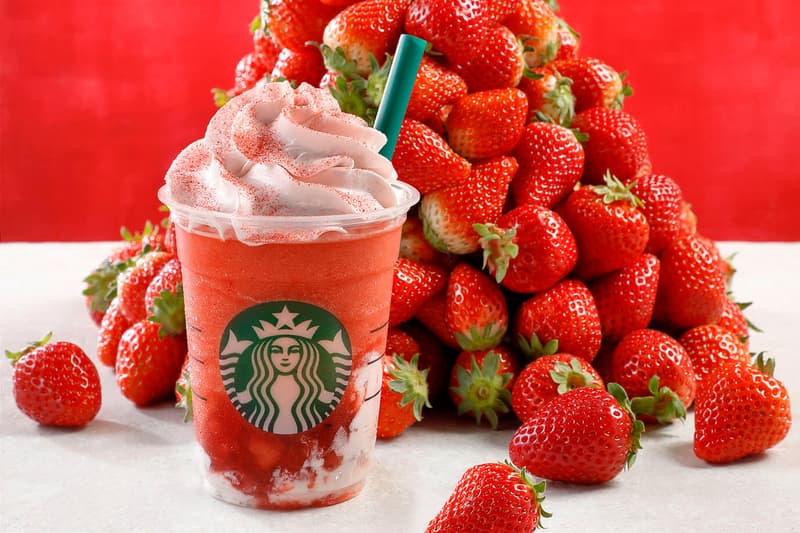 日本 Starbucks 推出全新「草莓星冰樂」