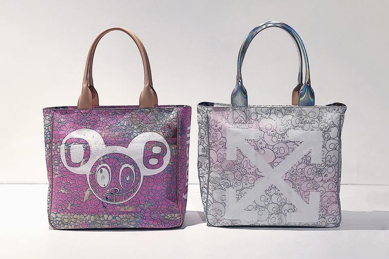 村上隆 x Virgil Abloh 聯名 Tote Bag 實物諜照曝光