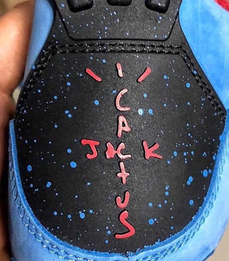疑似 Travis Scott x Air Jordan 4 細節設計曝光