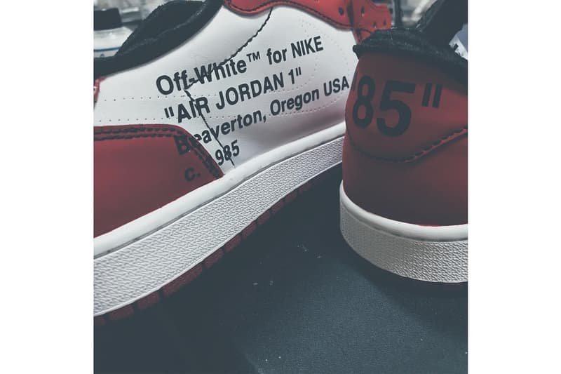 設計師打造 Virgil Abloh x Air Jordan 1 Low 客製鞋款