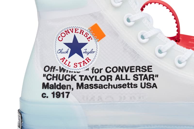 Converse x Virgil Abloh Chuck 70 聯名鞋款正式發布