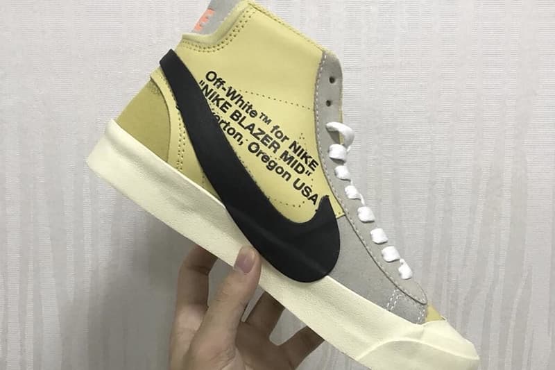 Virgil Abloh x Nike Blazer Studio Mid 最新諜照曝光