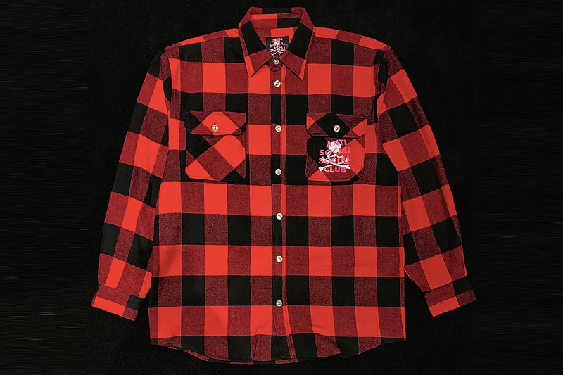 Anti Social Social Club x mastermind JAPAN 聯名格紋襯衫上架