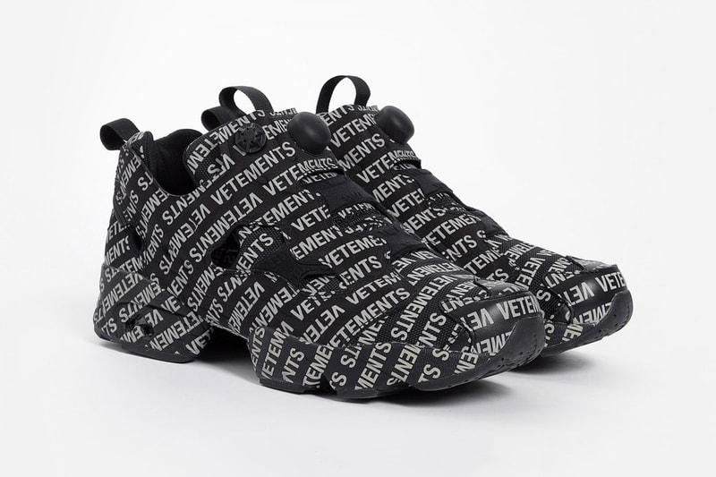 搶先預覽 Vetements x Reebok Instapump Fury 全新「Monogram」別注系列