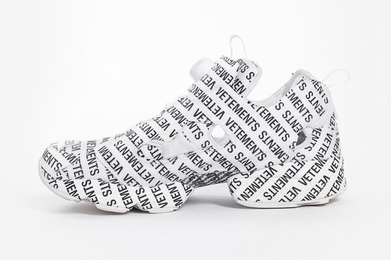 搶先預覽 Vetements x Reebok Instapump Fury 全新「Monogram」別注系列
